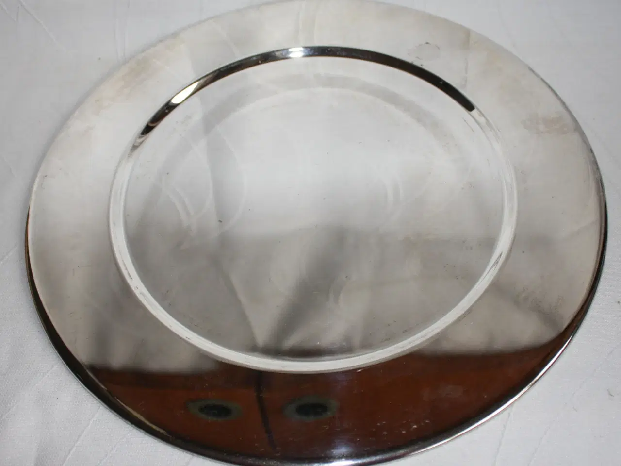 Billede 1 - Dækketallerkener af sølvplet