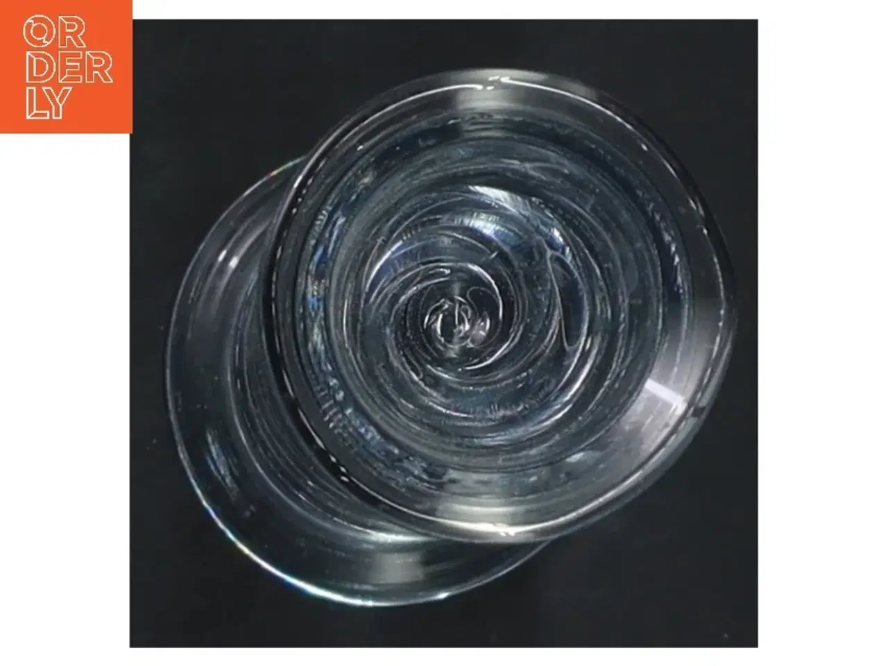 Billede 3 - Glasvase med indvendigt design (str. 15 cm)