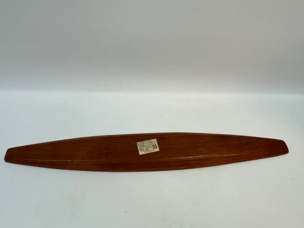 Billede 10 - Aflangt retro teak fad (FDB)