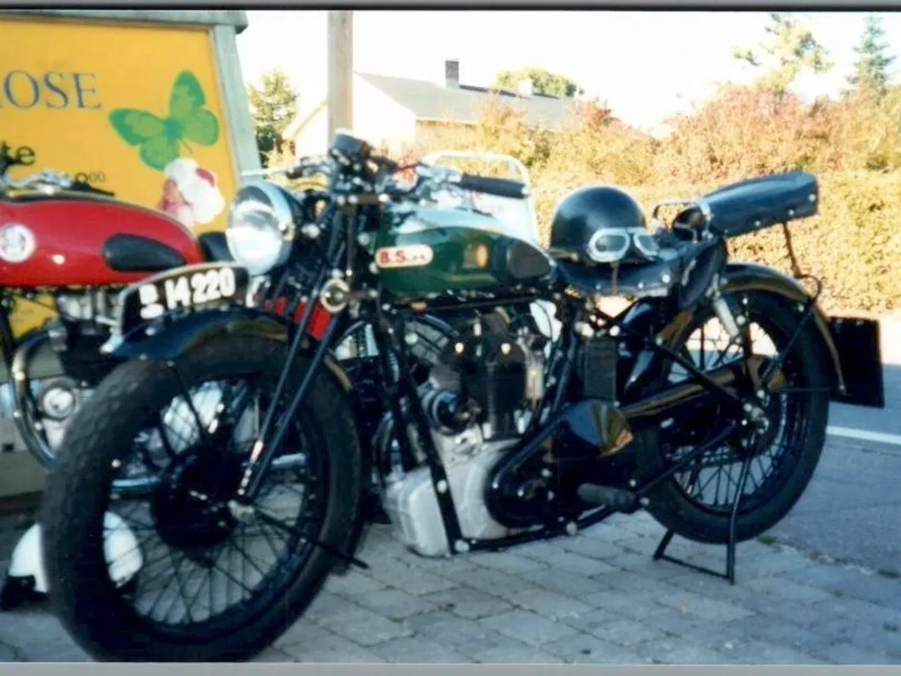 Billede 1 - Motorcykel  BSA -  Foto 15 x 10 cm.