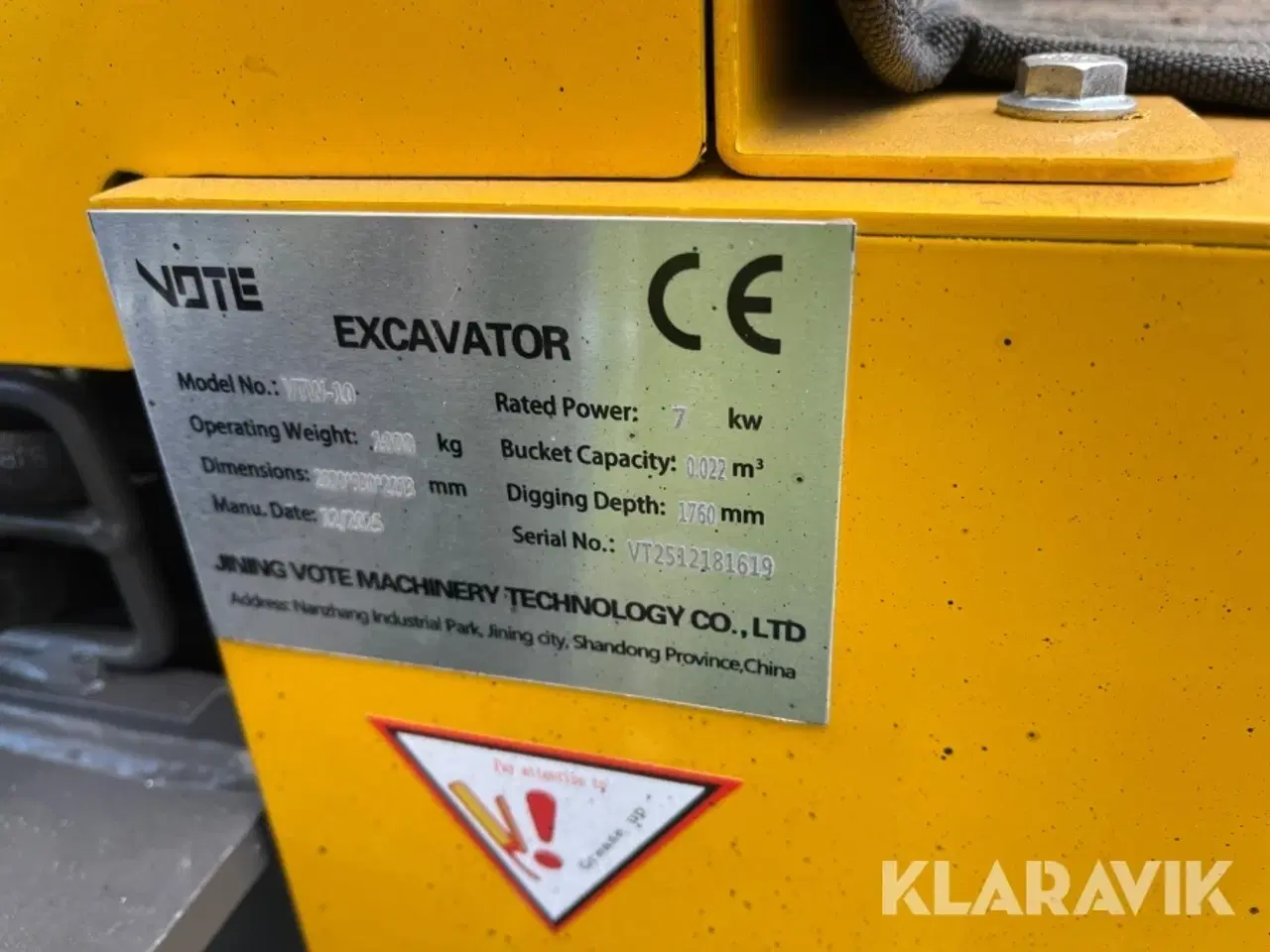 Billede 9 - Gravemaskine Excavator VTW-10