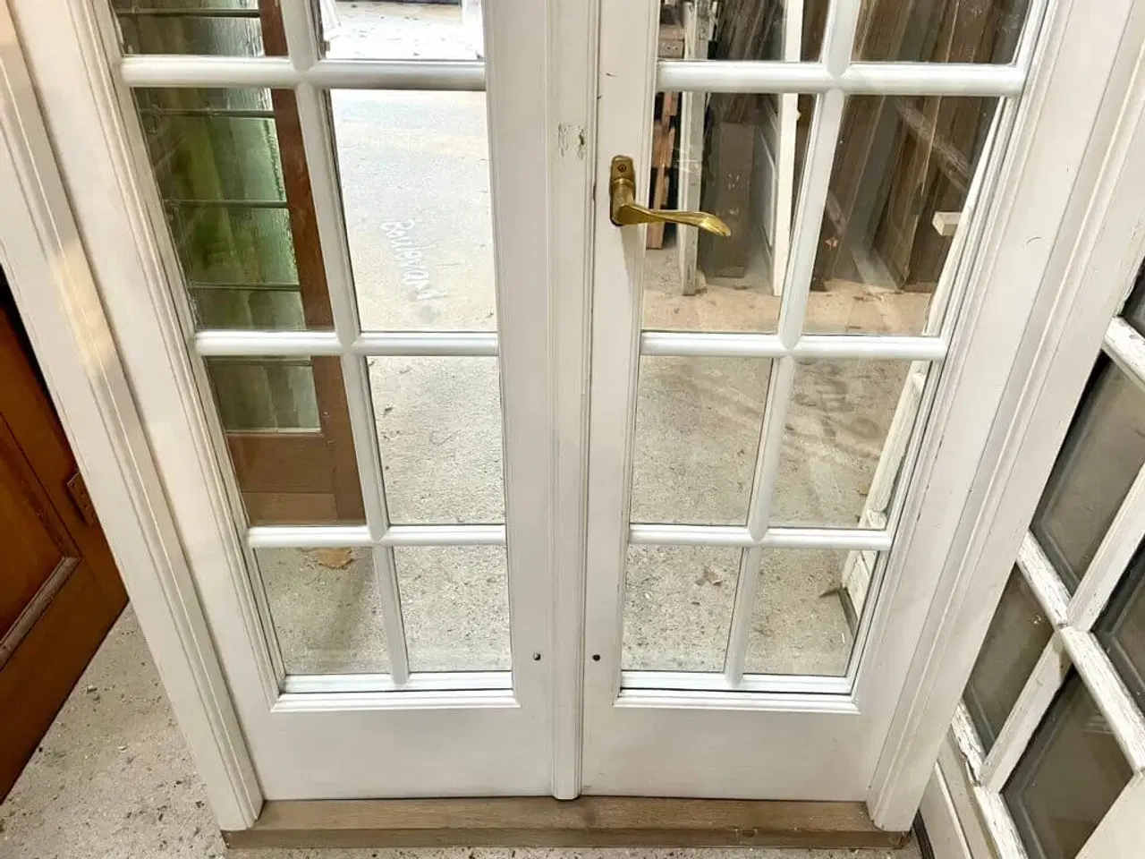 Billede 6 - Smuk, dobbelt terrassedør m. koblede rammer