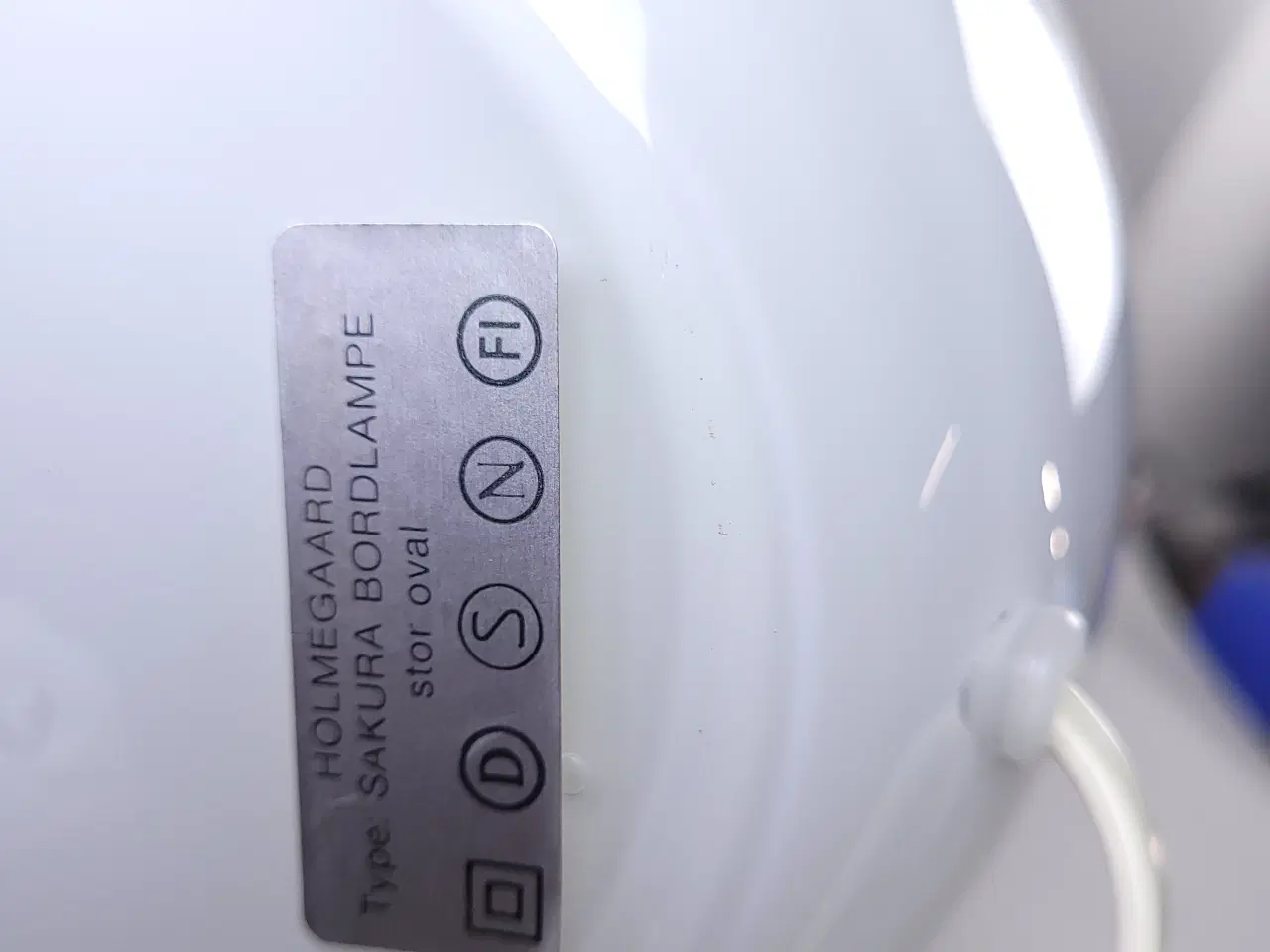 Billede 8 - ⭐️· Smuk Holmegaard Sakura Stor Oval Bordlampe