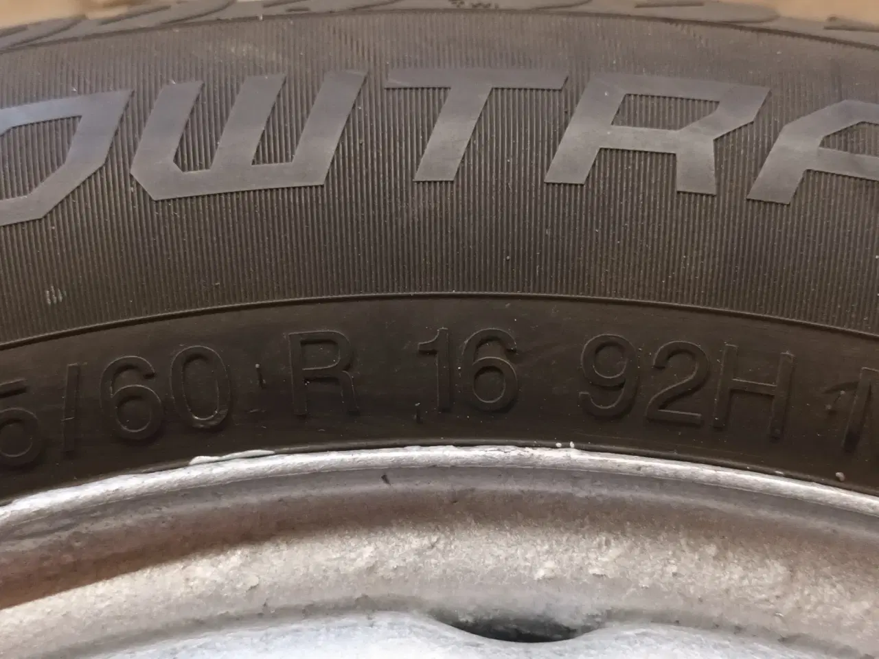 Billede 2 - 16 Tommer Stålfælge m/vinterdæk. 