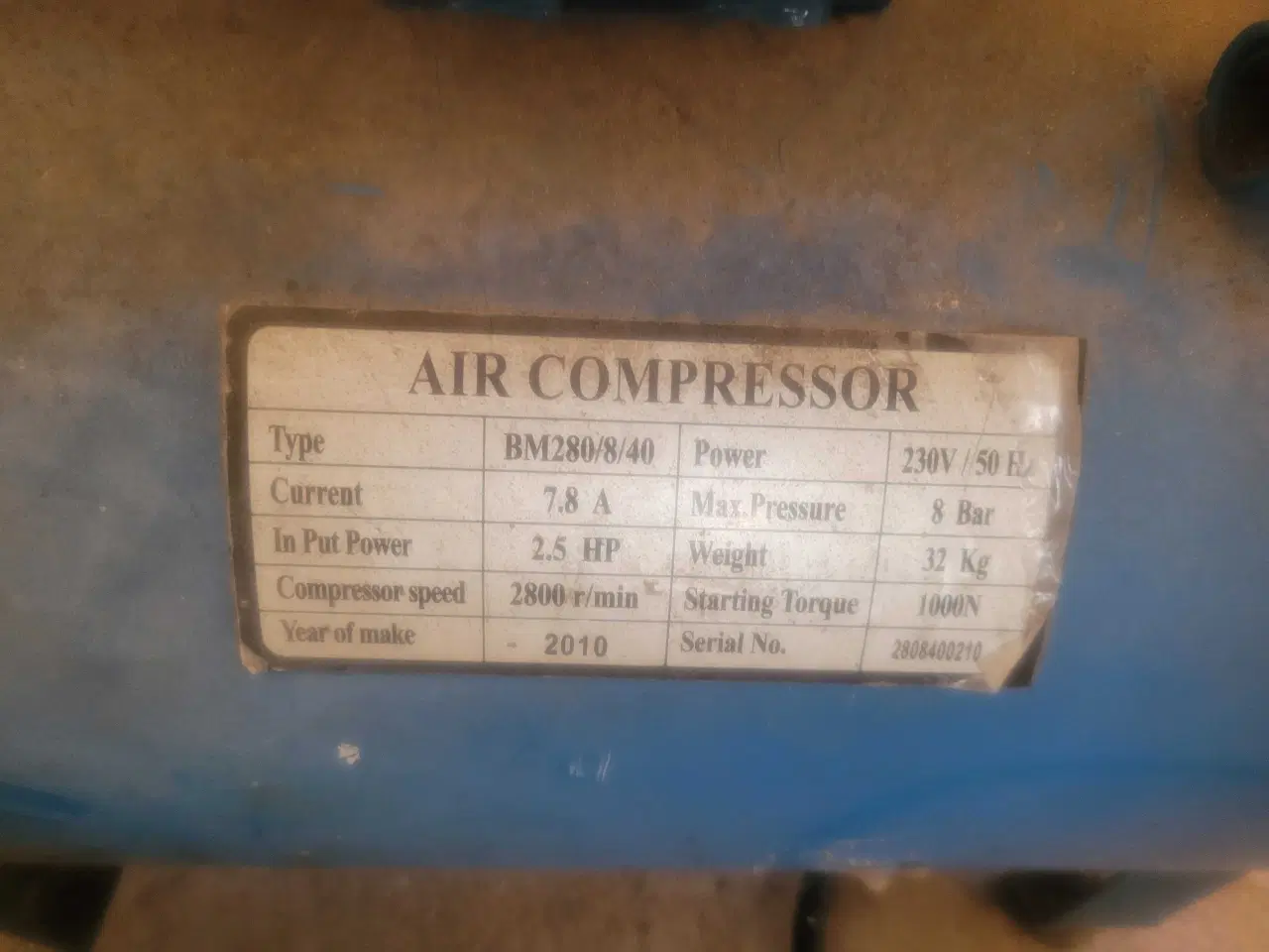 Billede 2 - BM280/50 luftkompressor