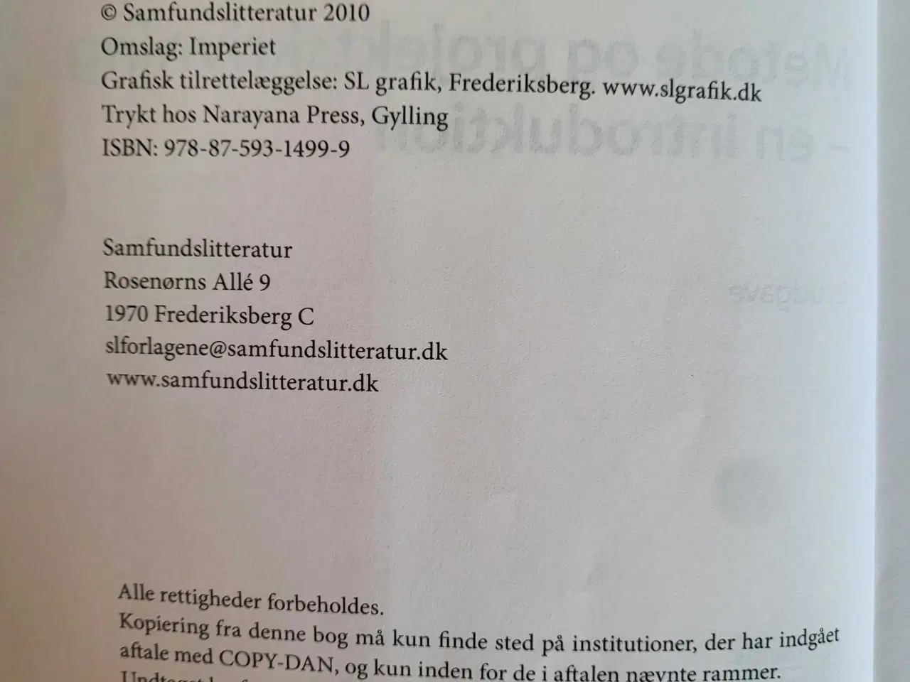 Billede 12 - Metode og projektskrivning : en introduktion