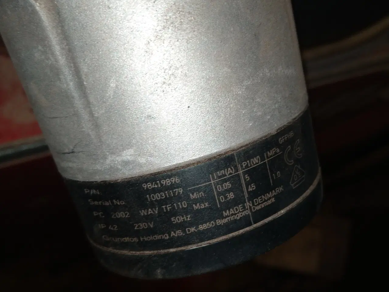 Billede 2 - Grundfos cirkulations pumpe.