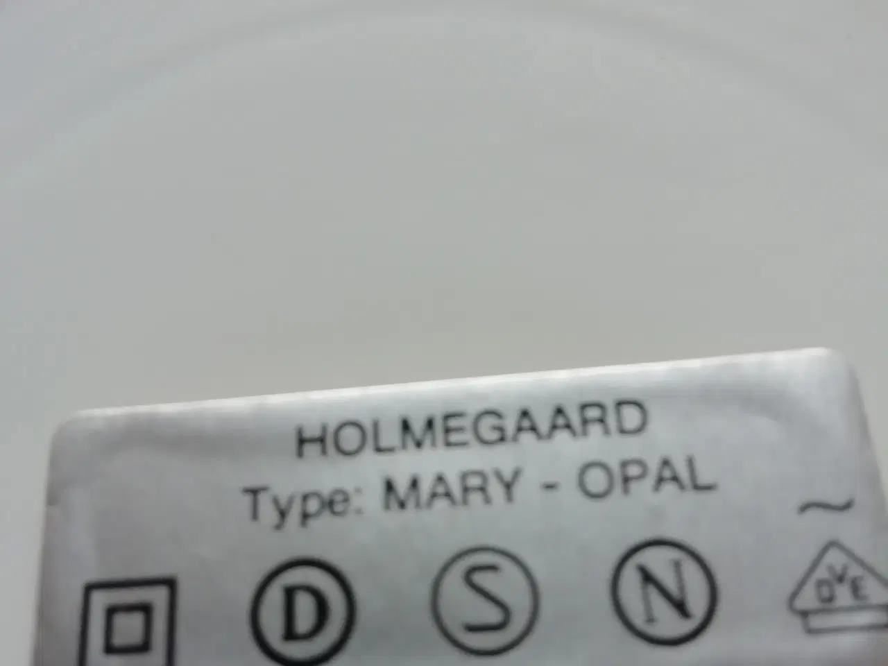 Billede 6 - Hvid Holmegaard Bordlampe
