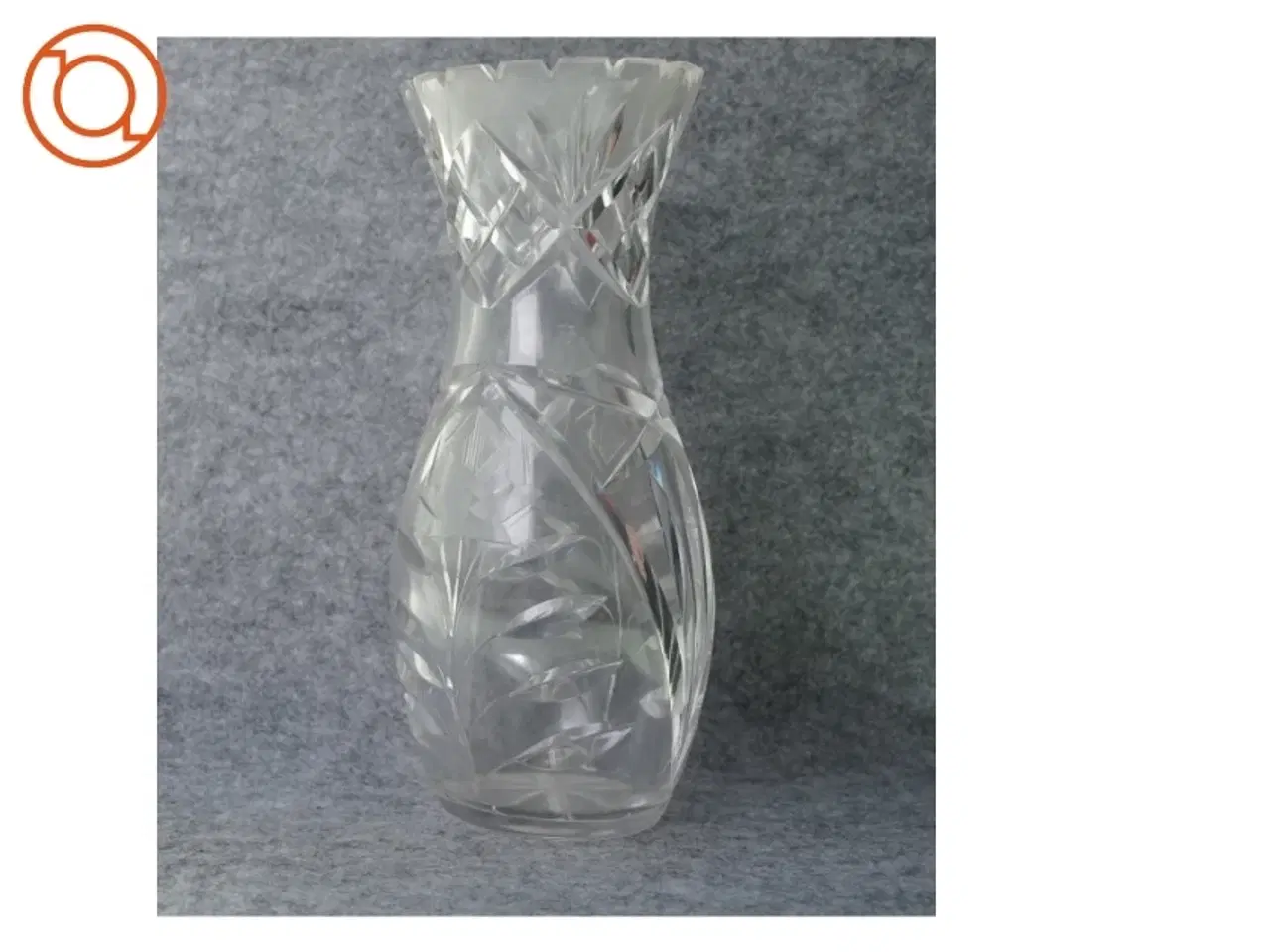 Billede 3 - Krystal vase (str. 27 x 10 cm)