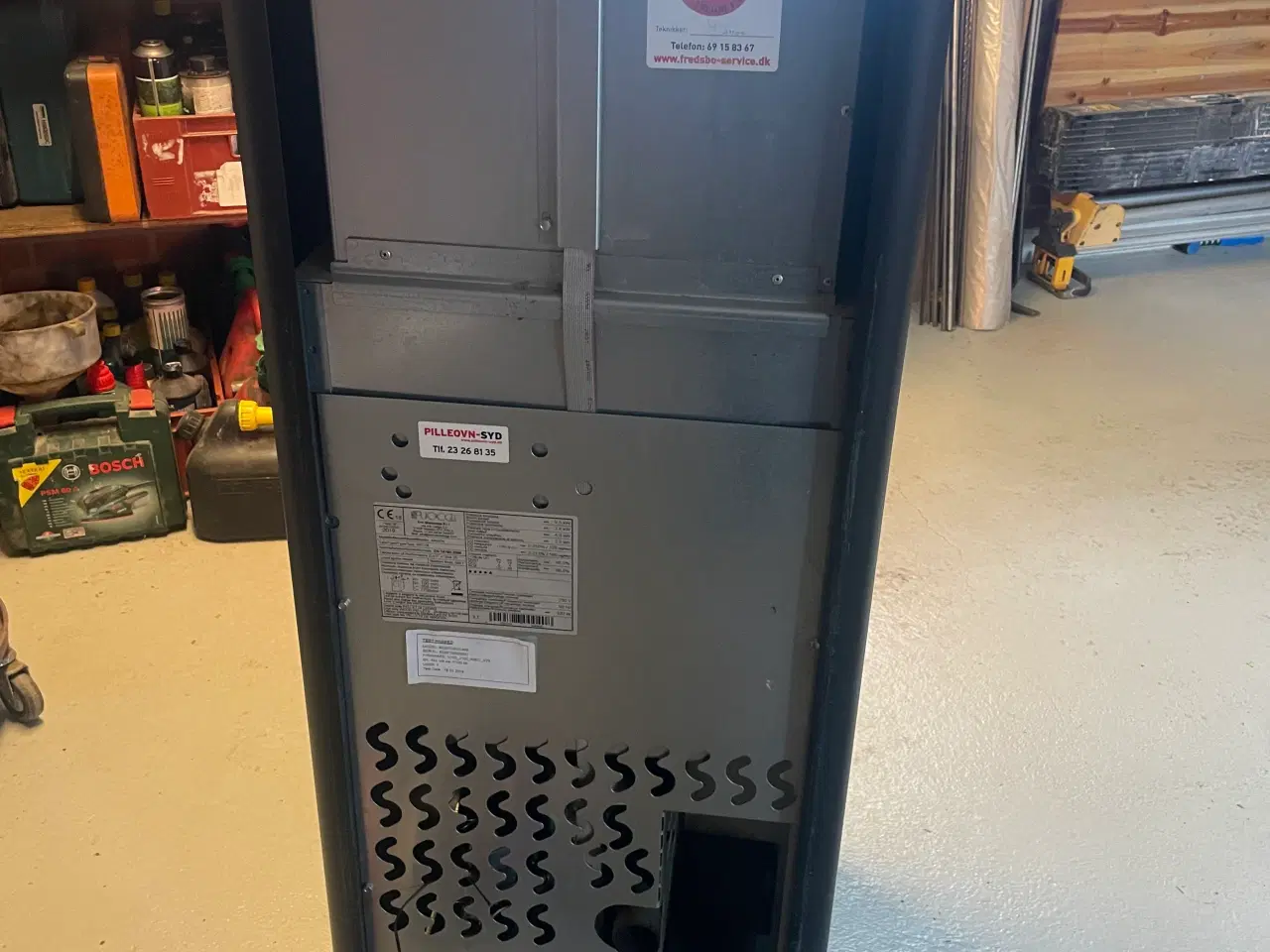 Billede 2 - Langå pilleoven med 40kg magasin 