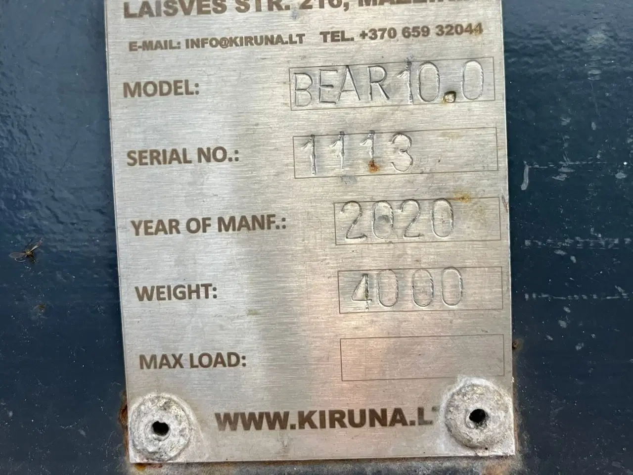 Billede 2 - BEAR 10.0 Læsserampe stærk model til 10.000KG