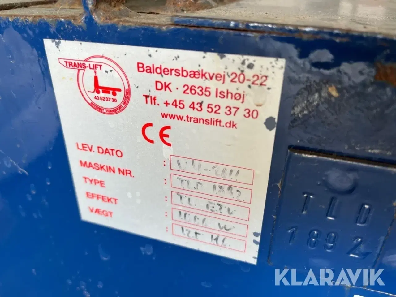 Billede 4 - Translift TL RTV