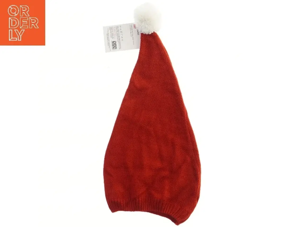 Billede 2 - Rød nissehue til børn (str. 50x23 cm)