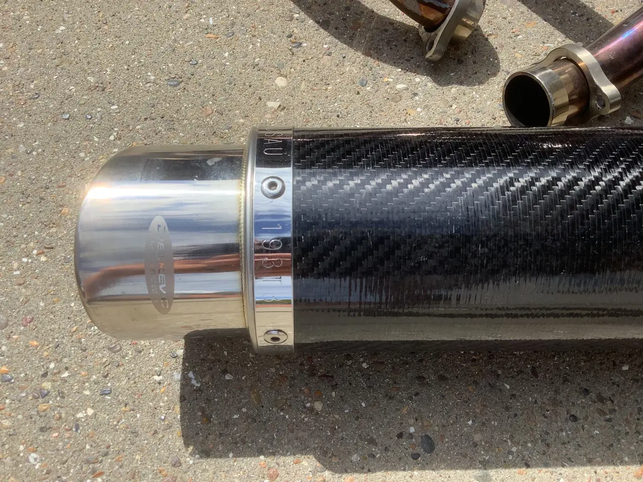 Billede 2 - Honda VFR 800 rc79 Delkevic udstødning komplet.