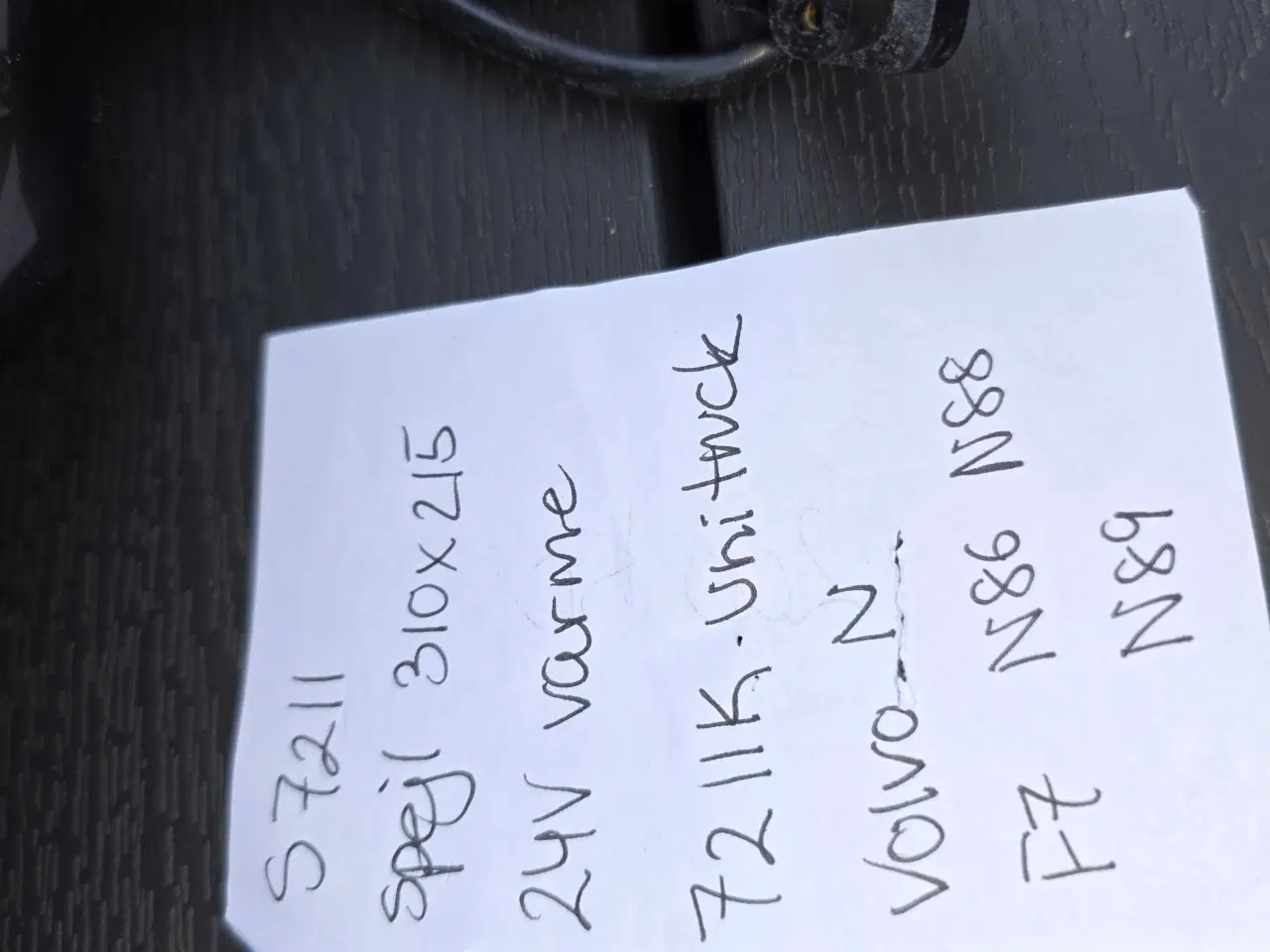 Billede 3 - Uoriginalt sidespejl Volvo N  F7 N86 / N88 / N89