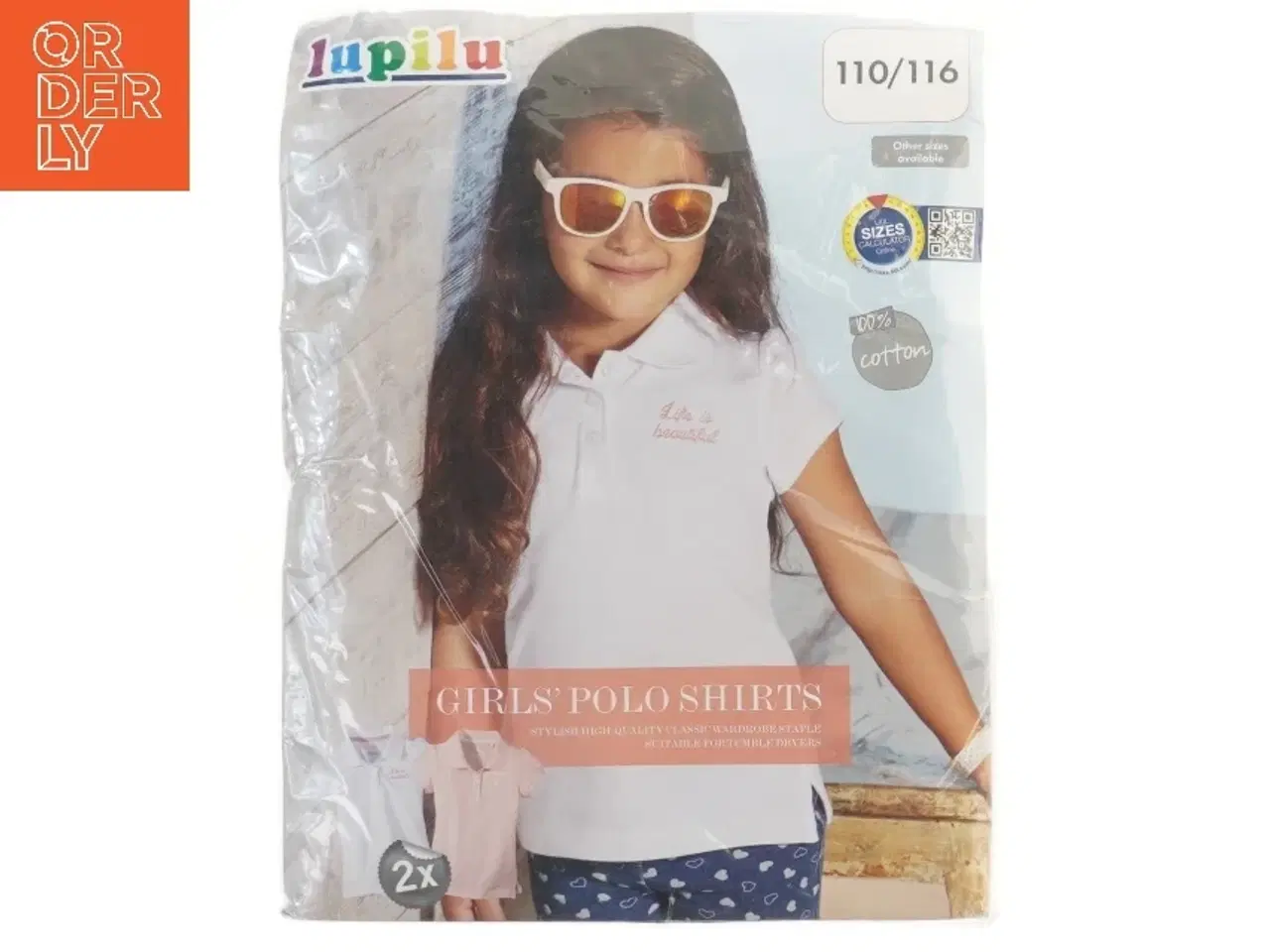 Billede 1 - Pigepolo-shirts pakke fra Lupilu (str. 110)