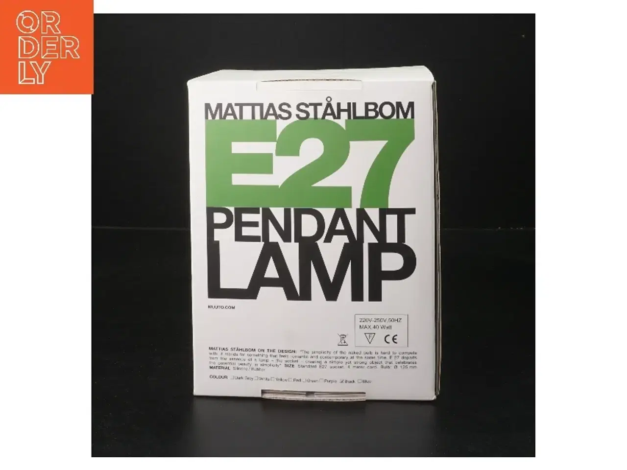 Billede 3 - Muuto E27 pendellampe fra Muuto (str. 18 cm)