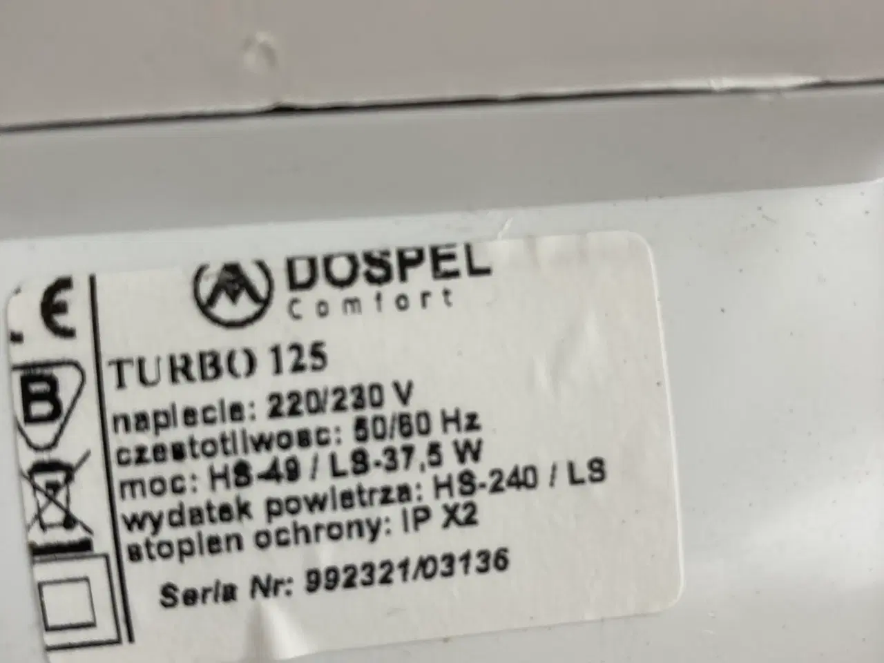 Billede 8 - Dospel Turbo ventilator med termostat og tilbehør