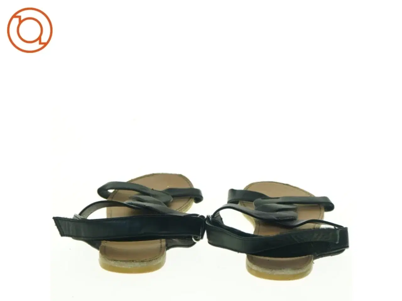 Billede 7 - Sorte flade sandaler (str. 36)