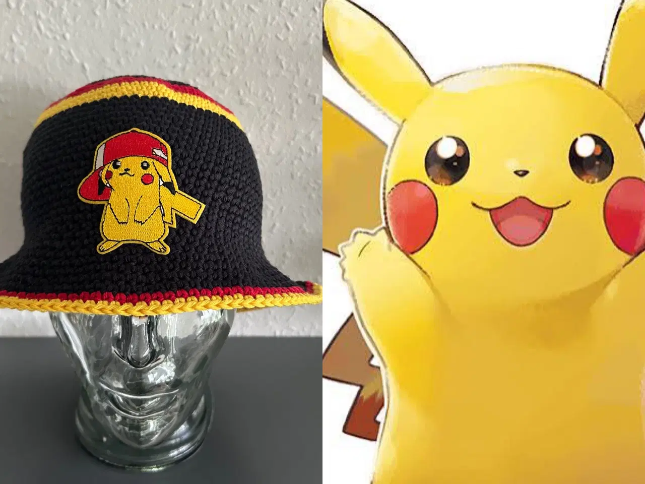 Billede 12 - Hæklede fodbold bøllehatte