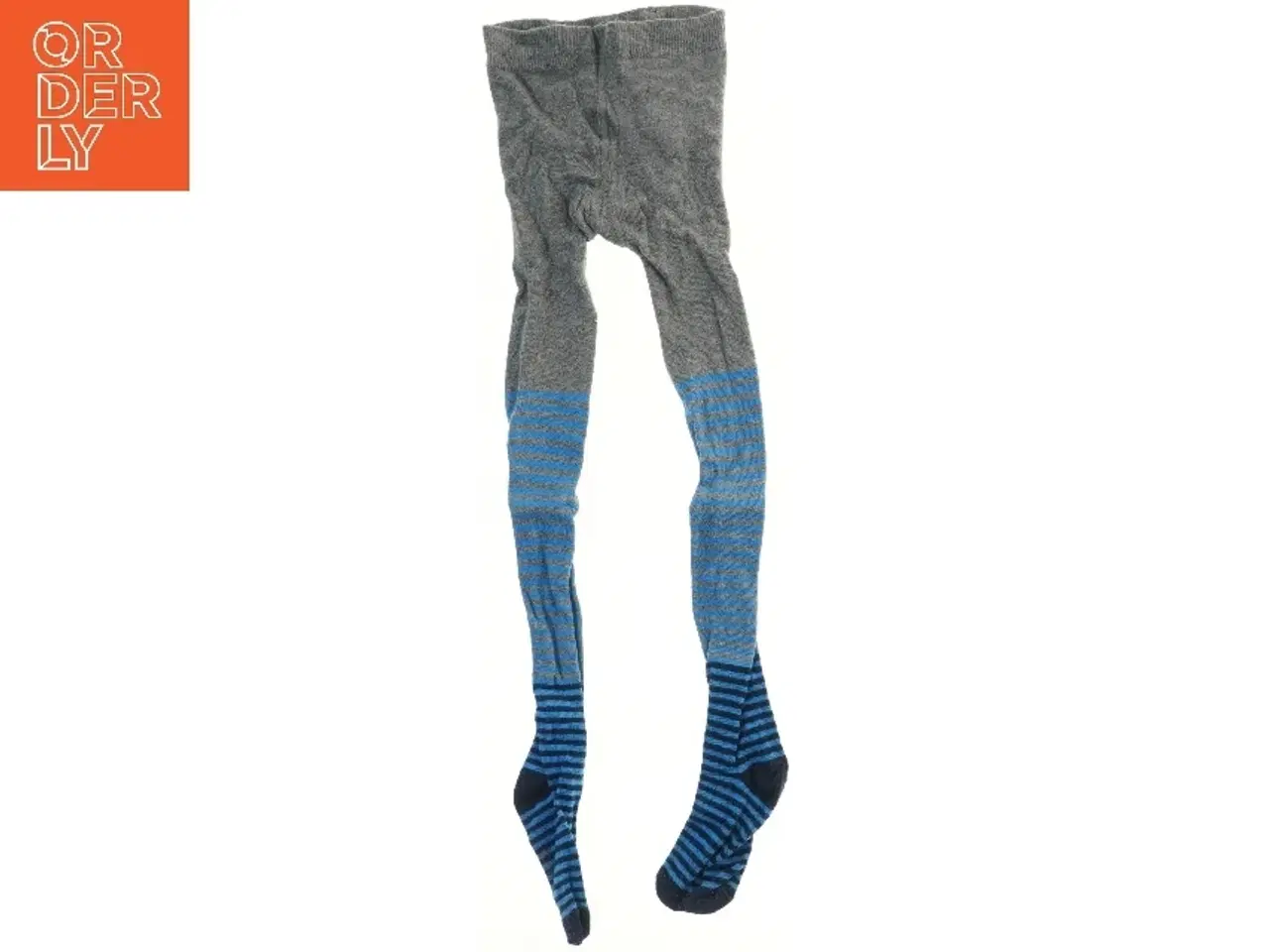 Billede 2 - Strømpebukser med striber (str. 122)