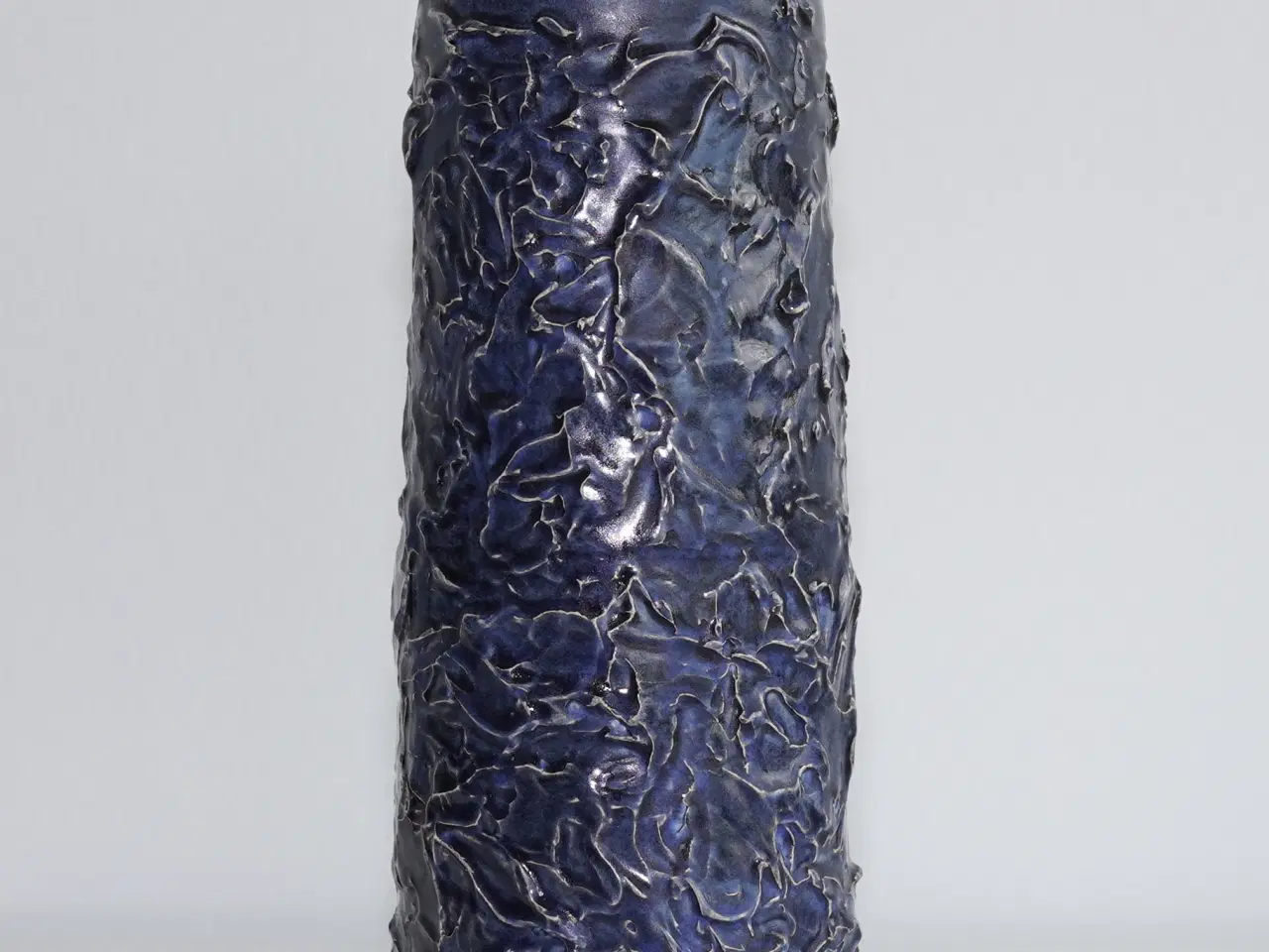 Billede 5 - Keramik vase med fint relief mønster