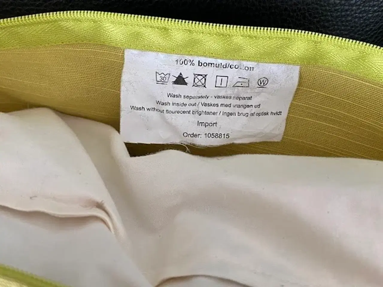 Billede 3 - ⭐️ Södahl pyntepude i limegrøn - 45x45 cm