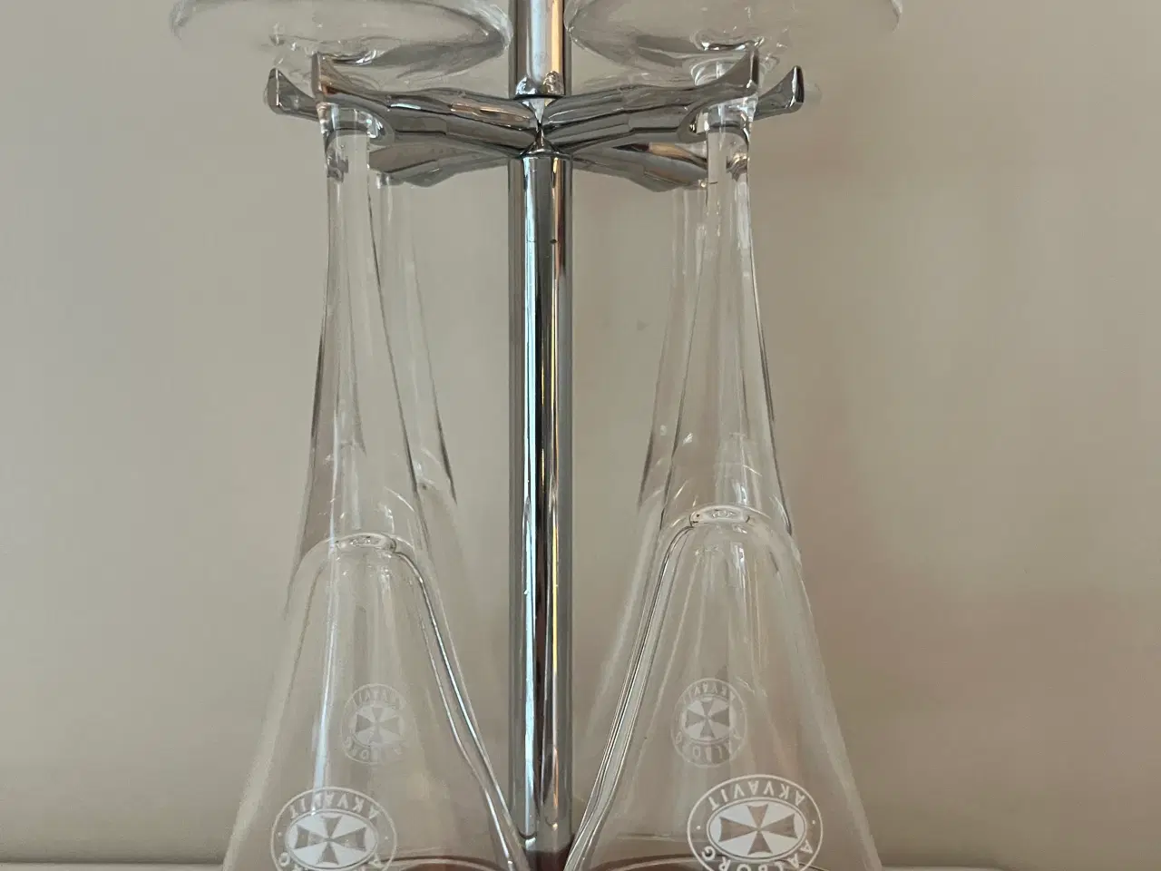 Billede 1 - Ålborg akvavit snapseglas holder 