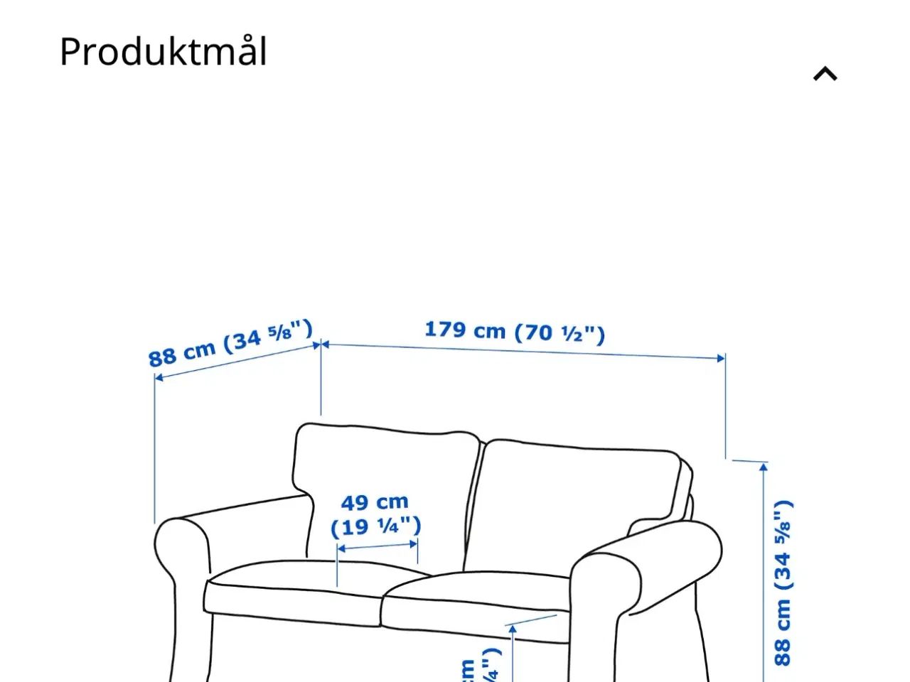 Billede 4 - 2 pers. Sofa ikea 