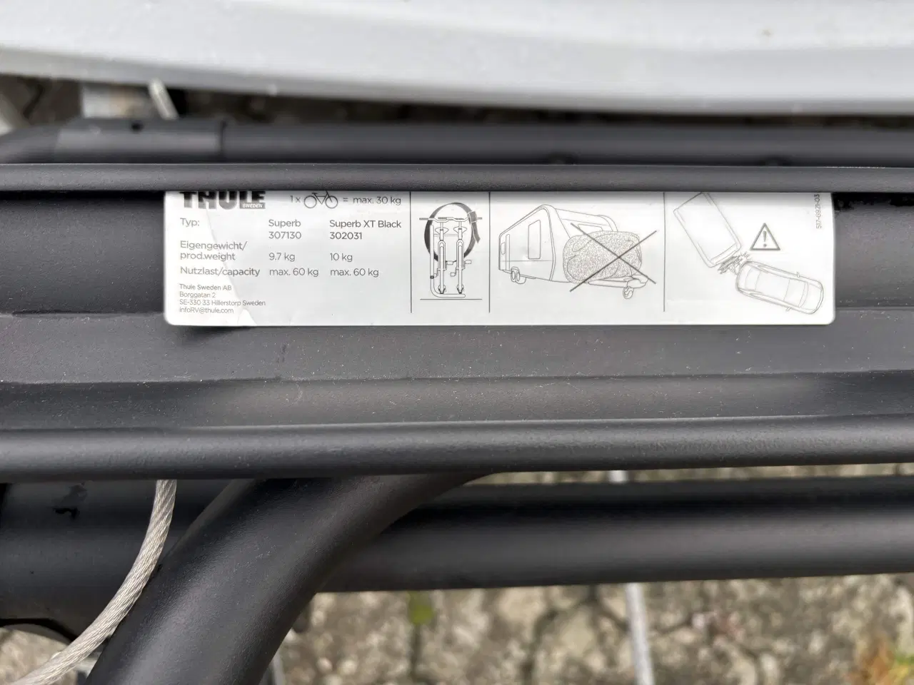 Billede 4 - Perfekt Thule cykelholder til campingvognen