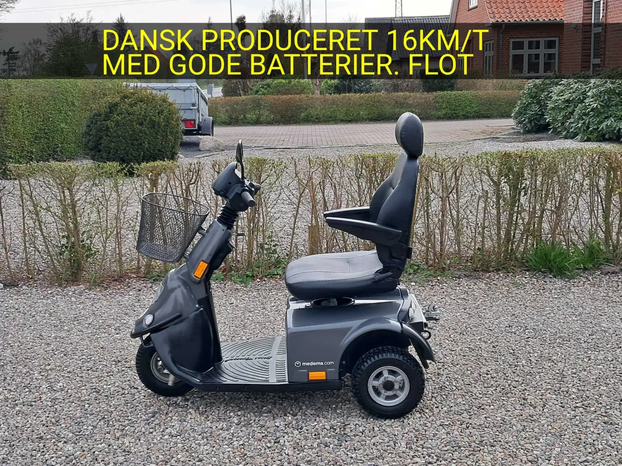 Billede 1 - Dansk produceret el-scooter Mini/Medema 