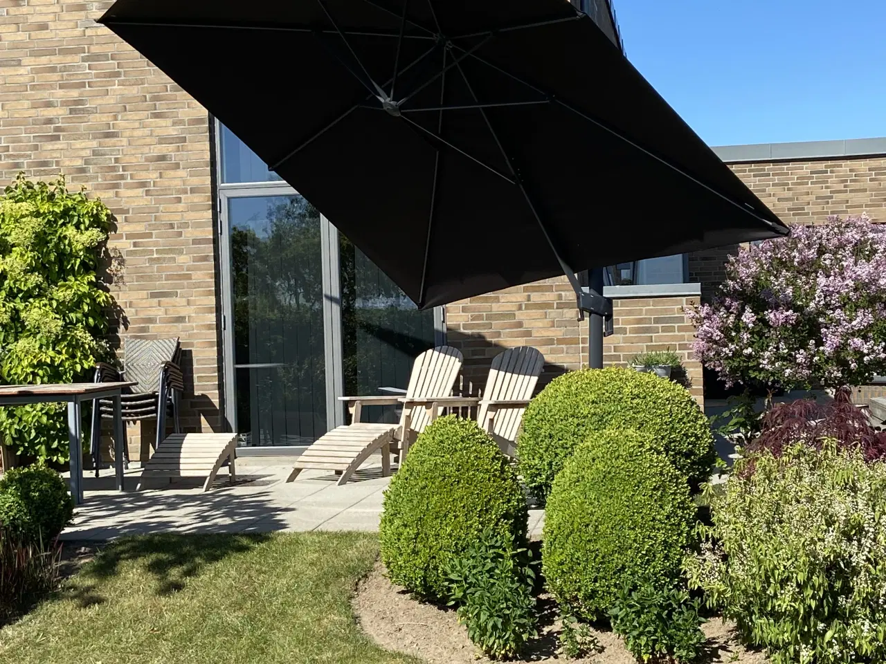 Billede 3 - Parasol "Otrium Hawai" hængeparasol sort 3x4 m