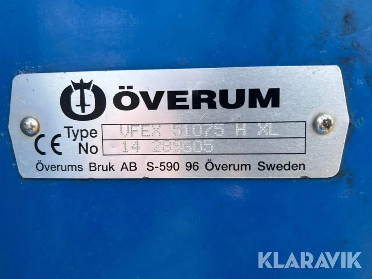 Billede 7 - Plov Överum VFEX 51075