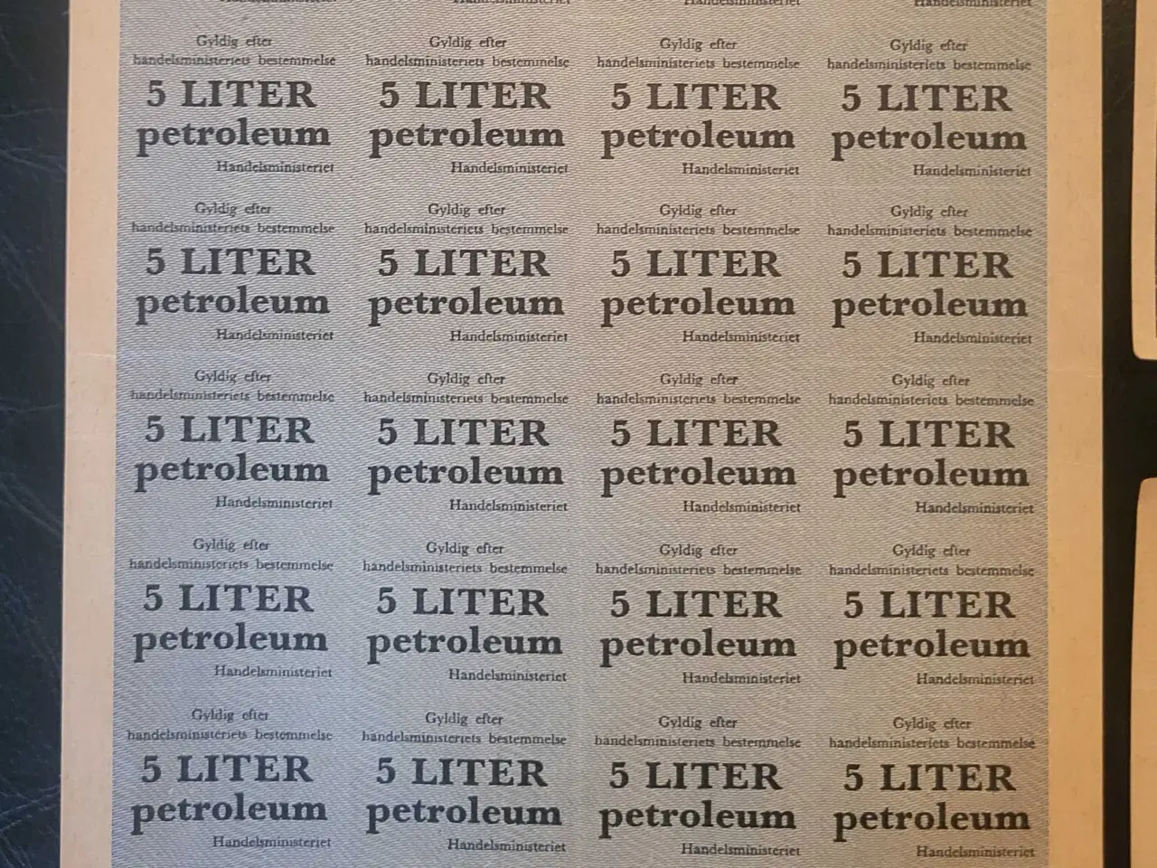 Billede 2 - WW2 - 3 Ark rationeringsmærker