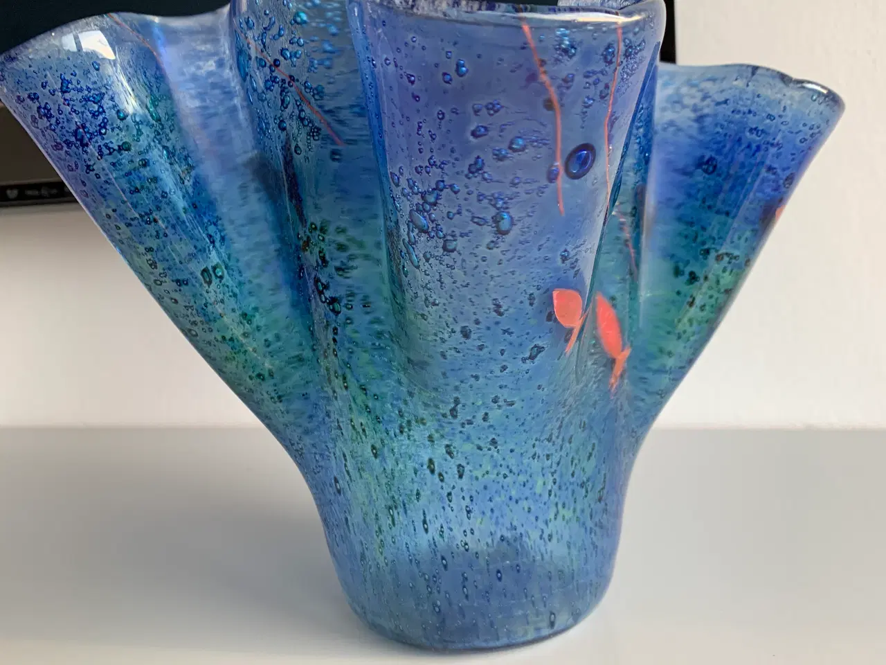 Billede 6 - Glasfad & vase 