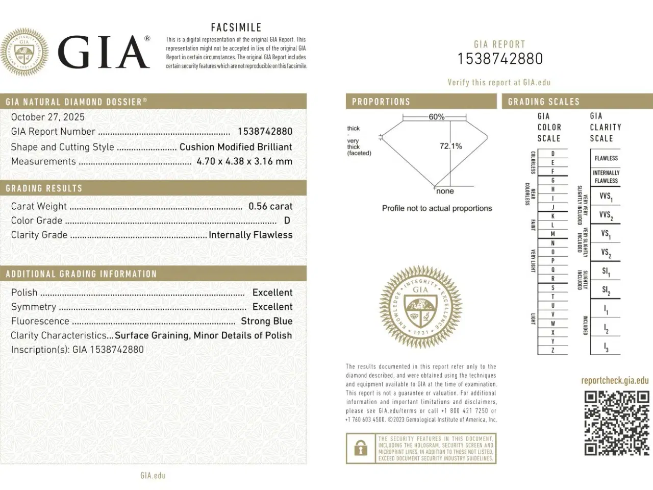 Billede 5 - 2 diamanter top kvalitet total 1,11carat