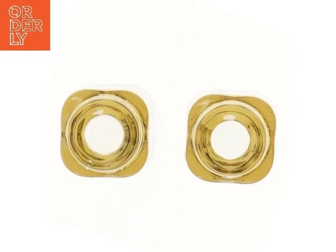 Billede 3 - Tea light holdere i glas (str. 2 stk 5x5,5 cm)