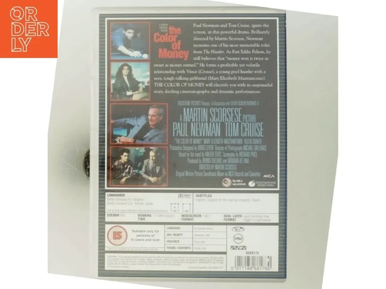 Billede 3 - Color Of Money med Paul Newman (DVD)