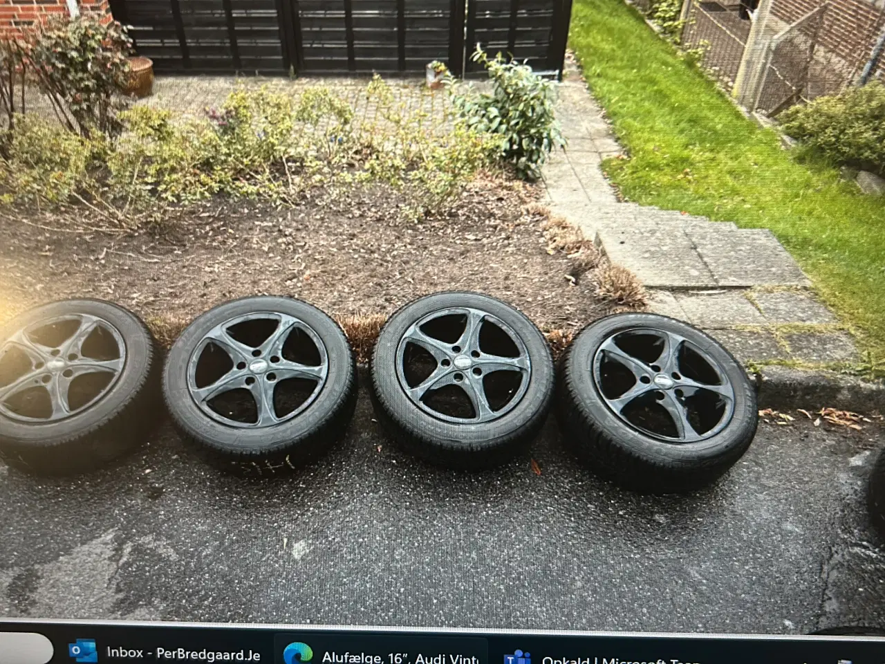 Billede 2 -  4 stk. vinterhjul 205/55 R16 – Fulda på sorte GMP