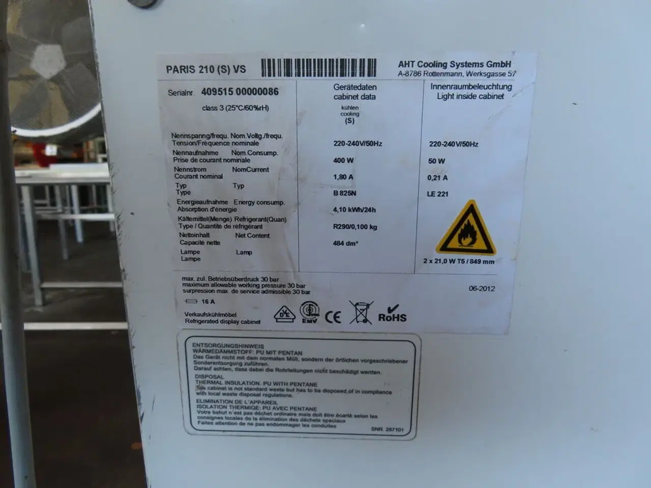 Billede 5 - Displayfryser med glas skydelåger