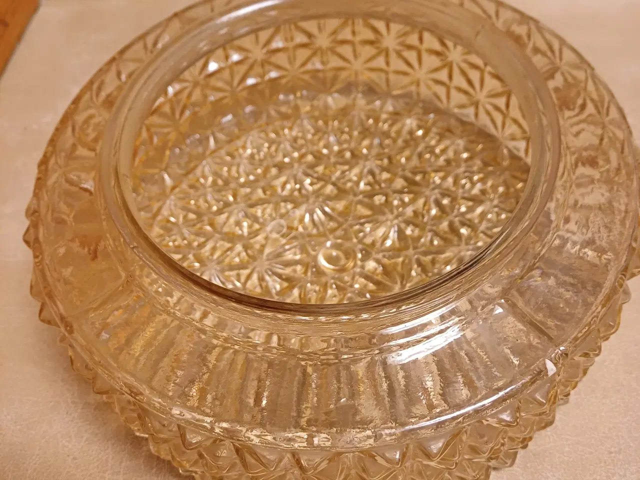 Billede 3 - Plafond vintage med mønstret glas fra 1970´erne - 