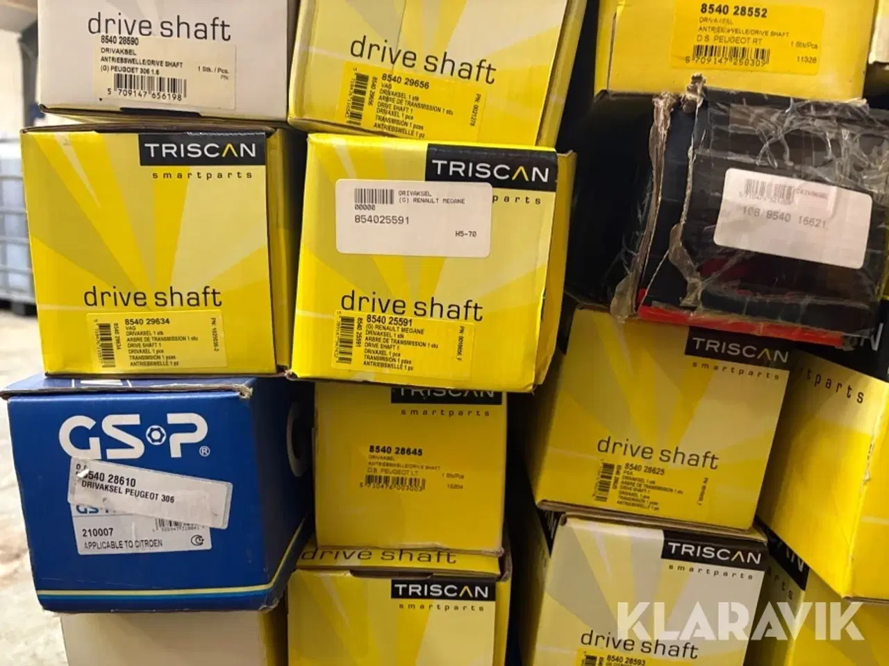 Billede 8 - Assoteret trækaksler Triscan - cirka 50 styks