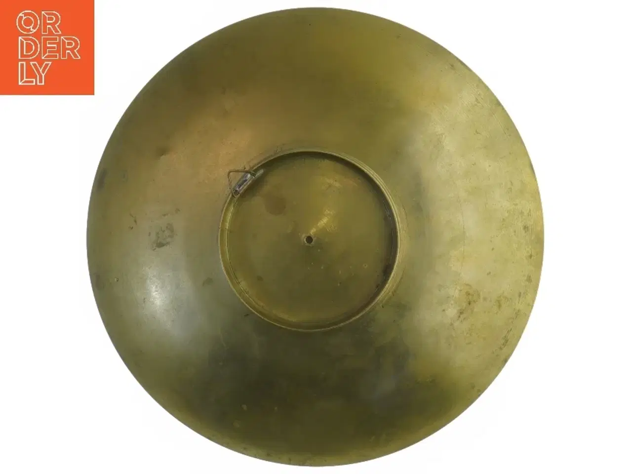 Billede 2 - Dekorativ messingbakke (str. 19,5 cm i diameter)