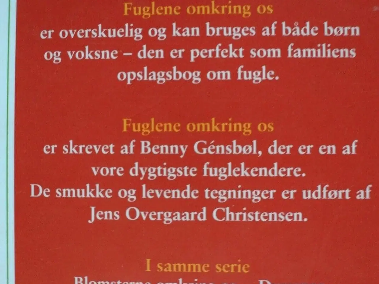 Billede 3 - fuglene omkring os, af benny gensbøl og jens overg