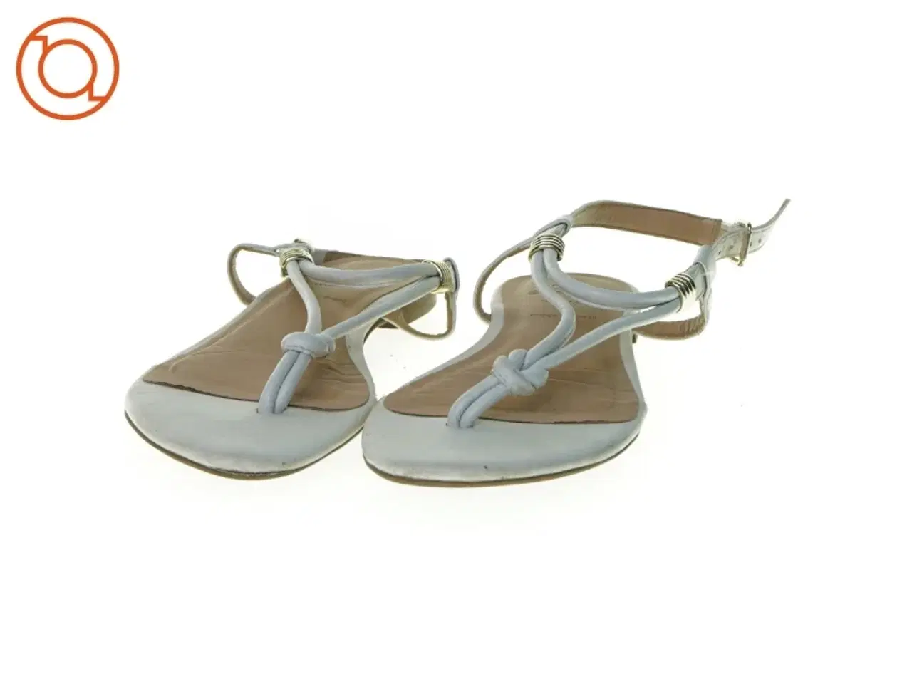 Billede 4 - Hvide sandaler med remme fra Seaside (str. 35)