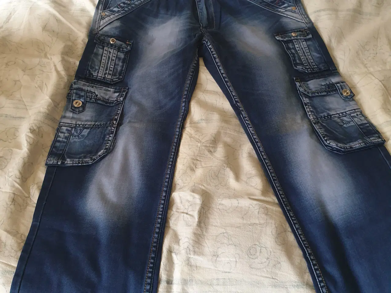 Billede 1 - Jeans, MOCK-UP, str. 34, Blå, Ubrugt Cargo