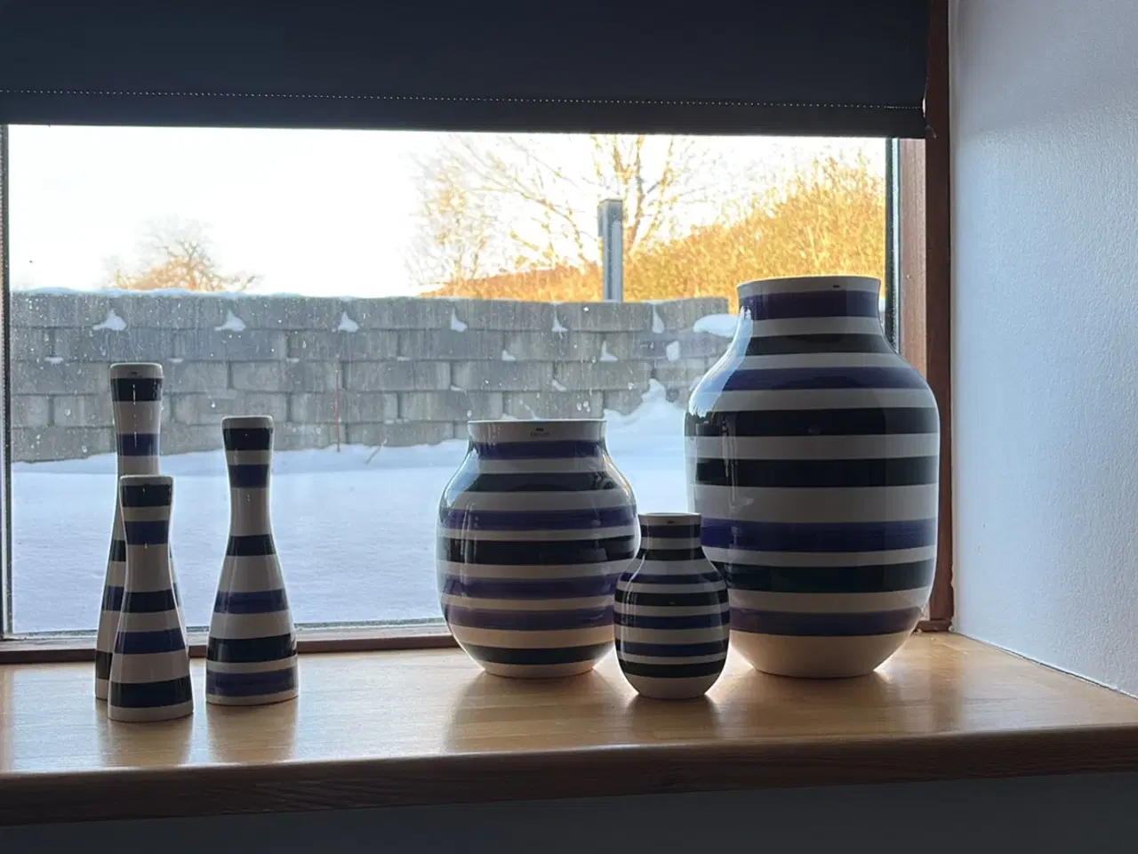 Billede 1 - Kahler vaser og lysestager i lilla