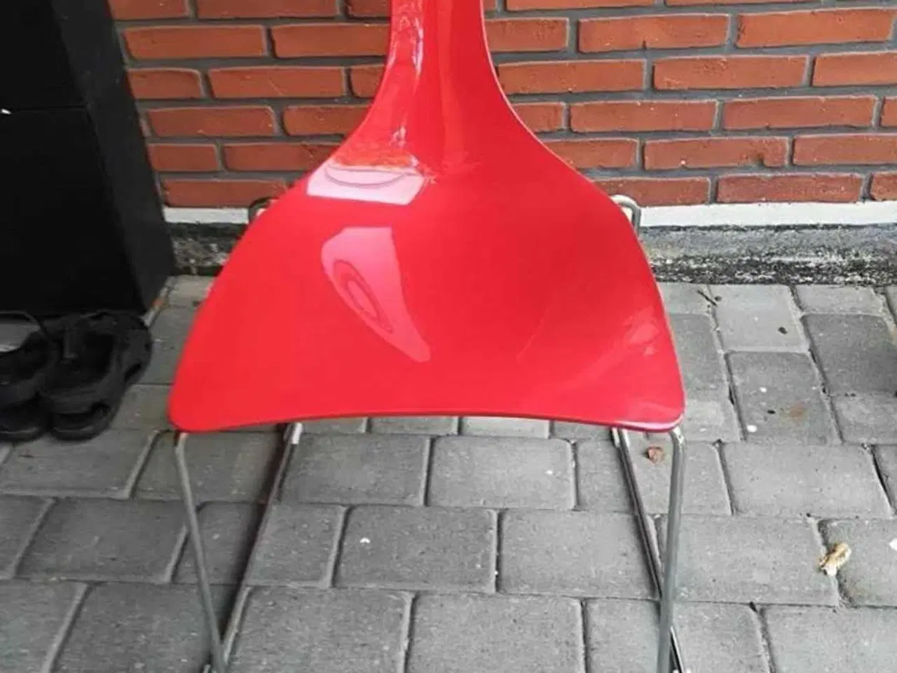 Billede 1 - DOLPIN STOLE RØDE