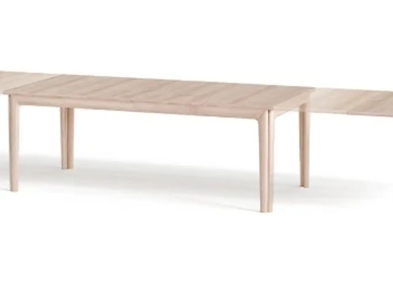 Billede 1 - Skovby SM24 spisebord eg  m.6 stole eg/ sort læder