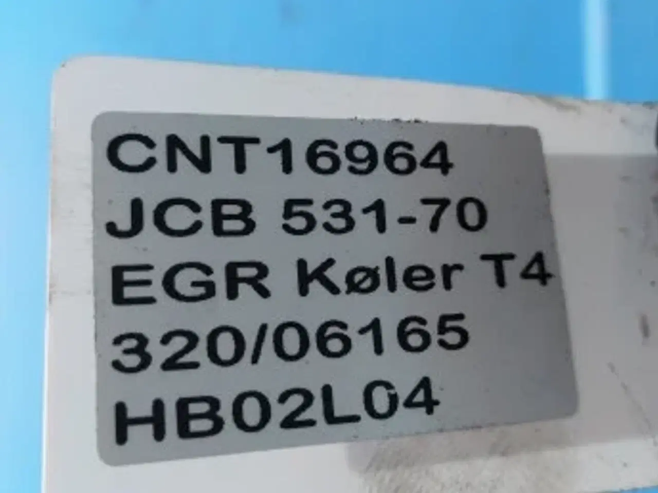 Billede 17 - JCB 531-70 EGR Køler 320/06165